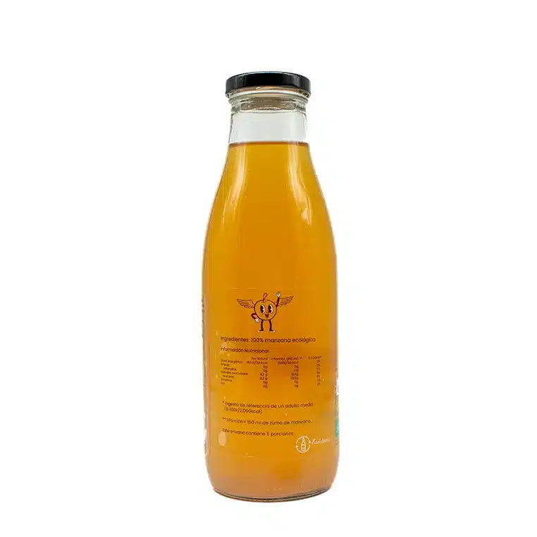 Zumo de manzana ecológico